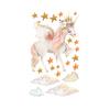 Comercio exterior transfronterizo Amazon AliExpress pegatina caballo unicornio con nube pegatina estrella Luna pegatina rosa niña pegatina pvc