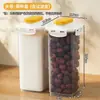 Caja de almacenamiento para té de flores secas del hogar BNBS, frasco de almacenamiento transparente para bayas de goji y pétalos de rosa, caja organizadora de granos
