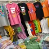 Ropa para Mujer de Puesto Callejero al por Mayor Ampliada y Engordada Ropa de Trabajo Barata Camisetas de Manga Corta para Mujer Colección Pueblo Natal al por Mayor