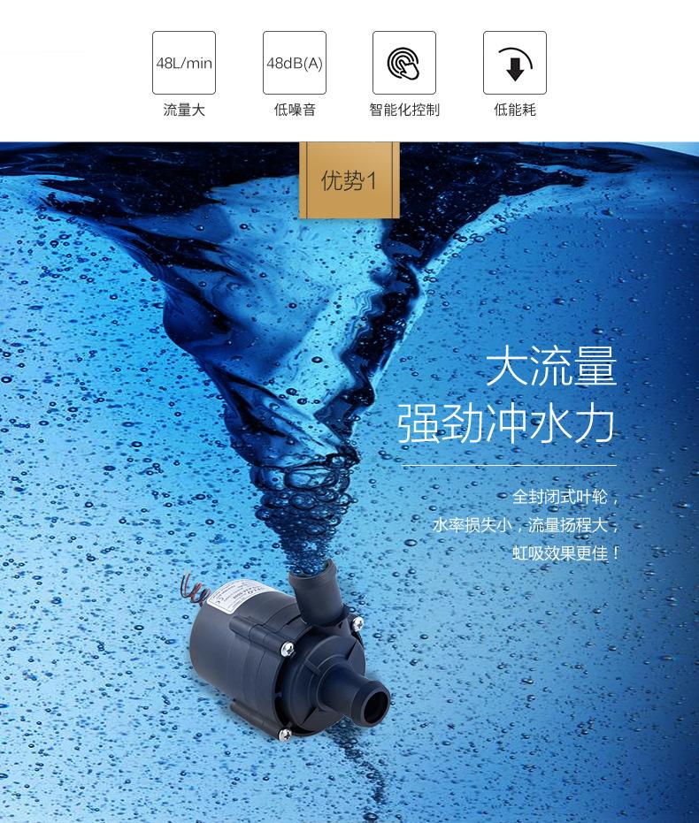 无水箱智能马桶水泵