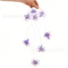Suministro exclusivo transfronterizo de pulseras de perlas de orquídea Phalaenopsis, adornos colgantes para puerta de casa, ramos de novia para bodas, accesorios decorativos para fotografía
