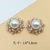 Gran colección de tocados hechos a mano, accesorios para el cabello, pinzas para el cabello, material para manualidades, hebilla de flor de perla de pedrería, accesorios de joyería de aleación