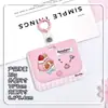 Portatarjetas de Plástico Horizontal Tarjeta de Identificación de Estudiante Tarjeta de Campus Portatarjetas de Comida Protector de Tarjeta de Identificación para Hombres y Mujeres Venta al por Mayor Anti-Pérdida