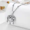 Colar Fechadura da Paz para Mulheres, Estilo Ins Nicho, Estilo Chinês, Estilo Étnico, Vazado, Pingente Popular de Fechadura da Longevidade Presente