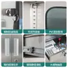Armário de Arquivo de Aço Inoxidável com Gavetas Múltiplas Armário de Peças Tipo Gaveta Armário de Arquivo de Dados para Escritório com Trava Armário de Ferramentas Armário Baixo