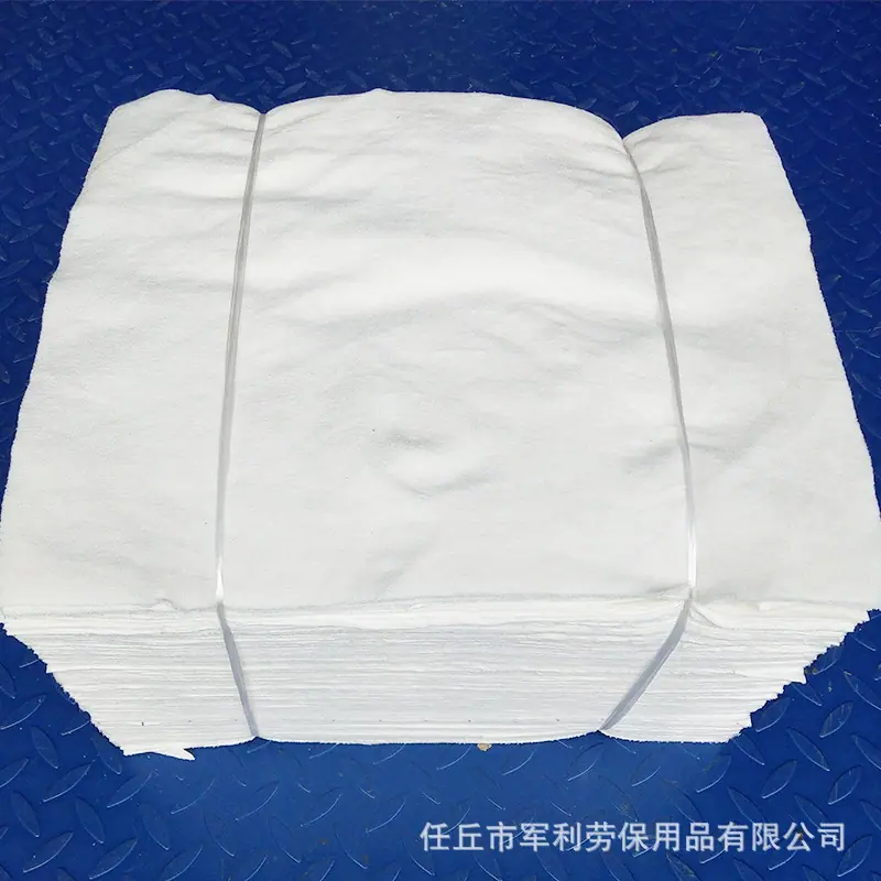 工业擦机布纯棉白色吸水吸油擦机布不掉毛碎布头棉质工业抹布废布