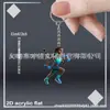 Colgante acrílico para mochila de anime Conan estudiante, llavero, caricatura, para fans más jóvenes, parejas, colegas y amigos