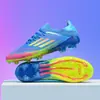Chuteiras de futebol infantis para meninos, adolescentes e meninas, com travas TF, travas longas AG, sapatos esportivos para treino de competição, de todo o mundo