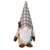 Boneco sem Rosto Rudolph de Café Novo Transfronteiriço Decoração de Xícara de Café Boneco Anão em Pé Decoração de Janela