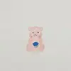 Oso Arcoíris Luminoso Mediano Accesorios para Joyería DIY Casa de Muñecas Bolsa Cadena para Teléfono Móvil Colgante Dibujos Animados Pequeños Adornos de Escritorio