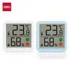 Termómetro Deli Le521 para Uso Doméstico, Mini Electrónico de Alta Precisión, Pantalla Digital de Alta Definición, Pequeño Medidor de Temperatura y Humedad