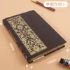 Cuaderno Lianhua con Cubierta de Tela A5 Papel Kraft Páginas Interiores en Blanco Serie de Tapa Dura Copia Dura Engrosada para Uso en Oficina