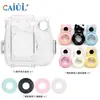 Acessórios para Câmera Polaroid Mini 7+, Conjunto de Fotos, Capa Protetora para Câmera, Espelho para Selfie, Anel Auxiliar, Conjunto de Três Peças