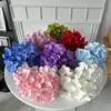 Arranjo de Flores Artificiais de Hortênsia para Casamento com 5 Peças Base para Arranjo de Flores em Salão de Casamento Hortênsia Macaron