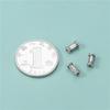 Cuentas de cubo vintage de plata esterlina S925, accesorios para manualidades, pulseras de cuerda de cuentas hechas a mano, collares, joyería, material, bolsa