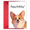 Combinación de Tarjeta de Felicitación de Cumpleaños de Tamaño Grande Nueva Transfronteriza con Sobre Ilustración de Animal Lindo Tarjeta de Regalo de Cumpleaños Tarjeta de Invitación
