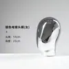 Accesorios de Maniquí de Medio Cuerpo para Tienda de Ropa, Modelo de Cabeza de Maniquí Dorada Hueca para Hombre y Mujer, Cabeza Especial con Cubierta de Lino Grueso para Cerebro