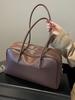 Bolsa tipo pasta vintage estilo faculdade feminina inverno 2024 nova chegada bolsa coreana moderna bolsa de axila grande capacidade bolsa geral