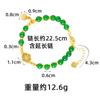 Pulsera de flor de loto con cuentas Shajin Guochao de Vietnam no se decolora por mucho tiempo accesorios de calcedonia de imitación de alta calidad fabricantes suministro