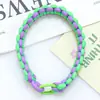Nuevo Lanyard para Teléfono Móvil Huayang de Bloques de Color Tejido a Mano Corto Versátil Fuerte Llavero Correa de Muñeca para Bolso