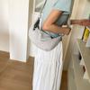 Bolso de Hombro Artístico 2026 Nueva Moda Bolso de Hombro Único Bolso Cruzado Color Sólido Estilo Perezoso Cremallera Bolso Dumpling