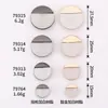 Combinación Semicircular Cosido a Mano Lana Metálica Abrigo Chaqueta Traje Botones Formales Botones Botones Dorados