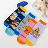 Calcetines de comercio exterior transfronterizos estilo académico coreano japonés para mujer, lindos calcetines de gatito de dibujos animados para otoño e invierno, fabricantes al por mayor