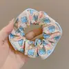 Goma para el pelo dulce floral estilo bosque para mujer, coleta suave y de alta gama estilo coreano, cuerda grande para el pelo, accesorio para el pelo de Ins, accesorio para la cabeza