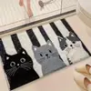 Temu Dropshipping Alfombra de Piso de Terciopelo de Cristal para Gatos Felpudo para Puerta de Entrada Alfombra de Piso para Pasillo Envío Directo de Fábrica