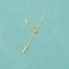 Corrente de Puxar com Cauda de Argola Extensão Corrente Fivela Prata Esterlina S925 Banhada a Ouro Corrente Adicional Acessórios para Colar de Pérolas DIY