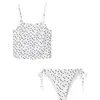 Traje de baño de dos piezas con estampado de lunares y tiras, moda europea y americana transfronteriza, el más vendido en AliExpress