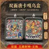 Venta Caliente Directo de Fábrica Acero de Titanio Conservación de Color Deidad Guardiana Ocho Santos Patronos Thangka Colgante Zodiacal de Doble Cara