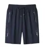 Pantalones Cortos de Seda de Hielo de Secado Rápido para Hombre, Pantalones Cortos Deportivos Casuales de Baloncesto Finos de Verano, Pantalones de Playa de Longitud Media para Hombre