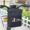 Bolsa Colgante para Patinete Eléctrico Bolsa de Almacenamiento para Bicicleta Bolsa Frontal de Almacenamiento para Bicicleta Eléctrica con Patrón 3D
