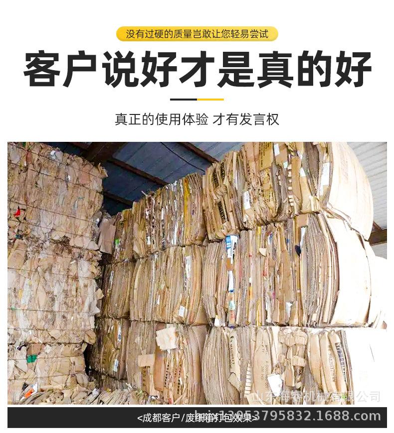 立式废纸液压打包机