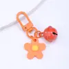 Chaveiro Flor Sino Colorido Pingente Criativo Fofo Pingente Artesanal DIY Coração de Menina Acessórios para Bolsa Fivela de Porta