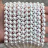 Perlas de Imitación de Concha de Perla del Mar del Sur Iridiscentes de Cristal Soñador Cuentas Sueltas Perlas de Swarovski Mate Esmerilado Accesorio para Joyería DIY Cuentas al por Mayor