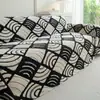 Nueva funda de sofá bohemia engrosada de otoño e invierno, manta de sofá cálida de una pieza, funda de sofá universal reversible