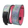 Cinturón de Fitness con Brillo, Equipo Deportivo Protector para Peso Muerto, Cinturón de Potencia para Levantamiento de Pesas de Microfibra, Soporte Ligero