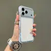 Capa de Celular Acrílica Transparente com Airbag Colorido para iPhone 18 Pro Max Apple 17 Capa Protetora à Prova de Queda