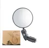 Espejo retrovisor de bicicleta, espejo convexo gran angular, espejo retrovisor para bicicleta de montaña, espejo retrovisor con mango de silicona