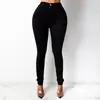 Jeans para mujer de Amazon WISH AliExpress, estilo europeo y americano, de cintura alta, tipo lápiz