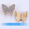 Venda Quente Transfronteiriça Luxo Acessível Pingente Borboleta Material para Acessórios DIY Liga Galvanizada Pulseira Perfurada Colar Brincos Pendente