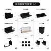 Tablero perforado Wg6Q Mampara de pared para e-sports Personalizable, Estante de almacenamiento, Escritorio de estudio para computadora Decoración Estante de almacenamiento de escritorio