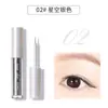 Ventas Directas de Fábrica Sirena Estrella Líquido Destellante Delineador de Ojos para Mujer Iluminador Líquido Sombra de Ojos Pluma de Gusano de Seda Impermeable Lentejuelas Perla Polvo Brillante