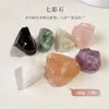 Difusor de Pedra de Cristal Ornamento de Pedra para Casa Branco Verde Rosa Roxo Azul Recipiente de Pedra Triturada Fluorita Original Pedra de Cristal Aromática Sem Chama