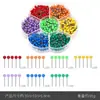 Conjunto de Tachinhas Coloridas Mais Vendido no Comércio Exterior, Pins de Fixação na Parede de Feltro, Tachinhas para Quadro de Cortiça, Pins de Posicionamento para Bordado