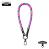 Cordão original explosivo para celular 8MM forte para pendurar no pescoço alça de ombro ajustável ao ar livre anti-perda pulseira de corda trançada cor de pistola