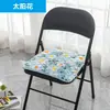 Almofada de assento de pelúcia antiderrapante para outono e inverno, almofada para cadeira de jantar, almofada para refeitório de restaurante, cadeira dobrável, cadeira de computador, almofada para cadeira de escritório