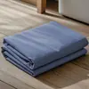 Hoja de Cama de Algodón Lavado Transpirable Amigable con la Piel de Color Sólido Pieza Única Juego de Tres Piezas Funda de Almohada Hoja de Cama Individual para Dormitorio de Estudiantes Modelo Nuevo 2026